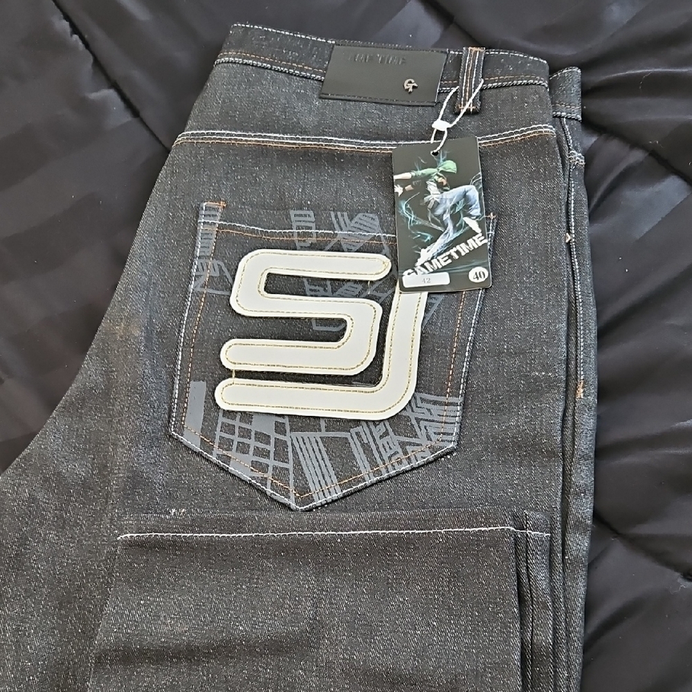Game Time Gray Men's Jeans Size 40
